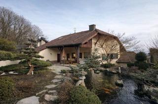 Villa kaufen in 63825 Blankenbach, Architektenvilla in ruhiger Hanglage mit Wellnessbereich und Koiteich