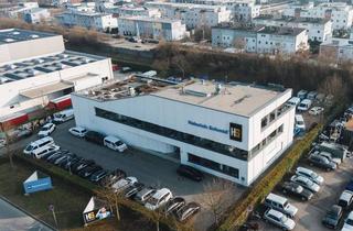 Büro zu mieten in 86368 Gersthofen, Vielseitig nutzbares Gewerbeobjekt, teilbar, moderne Büroflächen, Lagerhallen und Tagungsräume