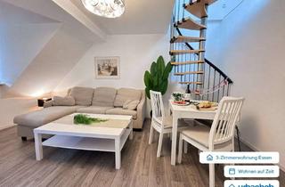 Immobilie mieten in Helbingstraße, 45128 Südviertel, 3-Zimmerwohnung mit Wlan, TV, Küche, Dusche/WC, Waschmaschine und Trockner