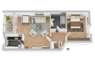 Wohnung mieten in 64380 Roßdorf, 2-Zimmer-Wohnung in 64380 Roßdorf