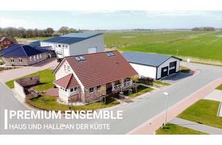 Haus kaufen in 25870 Oldenswort, POWER-DOPPELPACK AN DER NORDSEEKÜSTE – WOHNEN, ARBEITEN, FREIHEIT