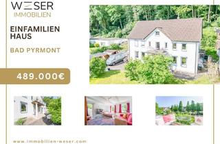 Einfamilienhaus kaufen in 31812 Bad Pyrmont, Stilvoll wohnen mit Anspruch – Repräsentatives Einfamilienhaus mit Charme, Charakter und Weitblick