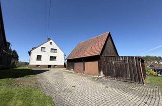 Haus kaufen in 74594 Kreßberg, Kreßberg - Sehr gepflegtes, älteres 2 Familienhaus mit Garagen und Schuppenanbau in Randlage Kreßberg