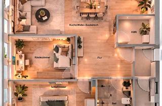 Wohnung kaufen in 16244 Schorfheide, Schorfheide - Großzügige 3 Raum Wohnung zu verkaufen in Finowfurt Schorfheide