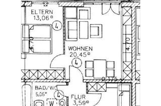 Wohnung kaufen in 86165 Augsburg, Augsburg - 3ZBK Dachterassenwohnung zum Verkauf Provisionsfrei