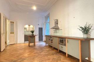 Wohnung kaufen in Sybelstraße 57, 10629 Berlin, Berlin - WUNDERBARE, GROSSZÜGIGE 5-6 ZIM. ALTBAU-WHG., GR. WOHNKÜCHE + BALKON MIT VIEL POTIENTIAL UNWEIT KUDAMM