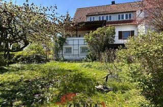 Doppelhaushälfte kaufen in 73066 Uhingen, Uhingen - Fantastische Aussicht vom großen Balkon in TOP Lage! 1-2-Familienhaus, schöner Garten, 2 Garagen!
