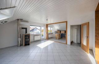 Wohnung kaufen in 76228 Palmbach, 4-Zi. DG-Whg. mit Weitblick, Balkon, Garten, Kamin & Garage in KA-Palmbach