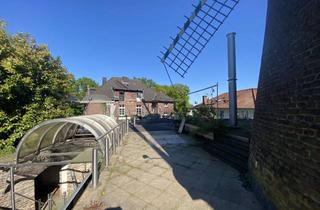 Gewerbeimmobilie kaufen in 47829 Uerdingen, Charmante denkmalgeschützte Buss-Mühle mit großem Grundstück, Pool und Garten in Krefeld-Uerdingen