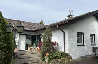 Haus kaufen in Jägerstraße 10, 48231 Warendorf, Großzügiger, modern geschnittener Eckbungalow mit Kamin, gepflegtem Garten & Garagen, beste Wohnlage