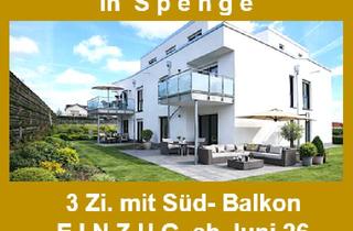 Wohnung kaufen in 33739 Bielefeld, Bielefeld - In SPENGE: 3 Zi. Neubau - ETW. mit Südbalkon. EINZUG ab Juni 26.