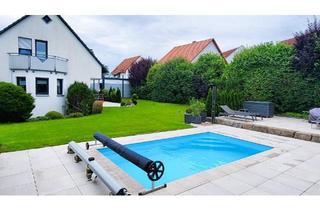 Haus kaufen in 91625 Schnelldorf, Schnelldorf - Arbeiten und leben wie im Urlaub-stilvolle Privatsphäre mit Pool