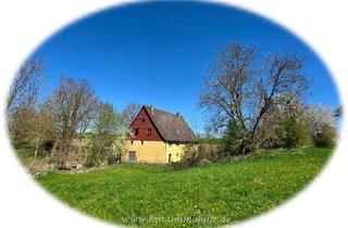 Haus kaufen in Reichertsmühle, 91550 Dinkelsbühl, Dinkelsbühl - Ehemalige Mühle in absoluter Alleinlage vor den Toren Dineklsbühls mit Land und Weiher