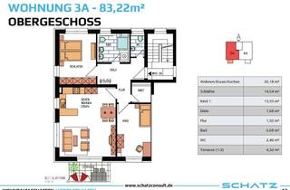 Wohnung kaufen in 72160 Horb, Lichtdurchflutete 3-Zi-Wohnung mit Balkon I Wohnung im Naturpark