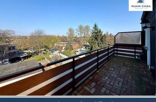 Wohnung kaufen in 46145 Tackenberg, Attraktive Dachgeschosswohnung mit großem Balkon, Garage & Blick ins Grüne