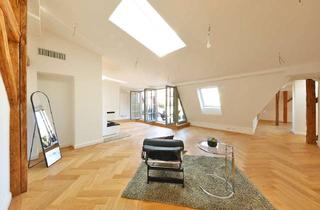 Wohnung kaufen in Thalkirchner Straße 80, 80337 Ludwigsvorstadt-Isarvorstadt, Erstbezug - Dachpalast "Rosa" - 4 Zimmer, Dachterrasse, Kamin, Klimaanlage - Fitness & Sauna !