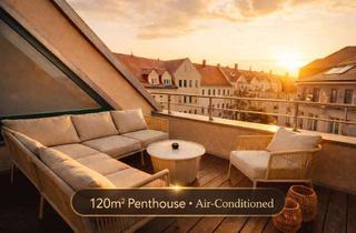 Penthouse mieten in Geißlerstraße 11, 04315 Volkmarsdorf, Einzigartiges Signature-Penthouse | 121 m² Dachgeschoss mit Terrasse, Klima & Luxusbad