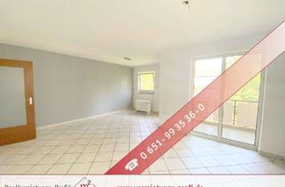 Wohnung mieten in 54295 Heiligkreuz, Trier-Heiligkreuz: Stadtnahe 3 ZKB- Wohnung mit Balkon, Einbauküche & Tiefgaragenplatz – wird umfass