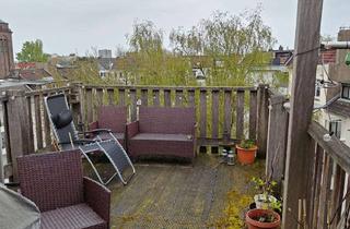 Wohnung mieten in 44139 Dortmund, ***KREUZVIERTEL-Schöne Maisonettewohnung mit Dachterrasse + Balkon, Kamin, Dielen,GästeWC & EBK ***