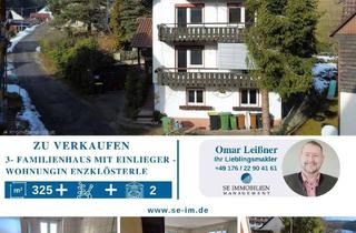 Haus kaufen in 75337 Enzklösterle, 3 Familienhaus im Schwarzwald (sanierungsbedürftig)