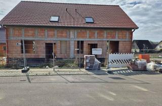 Doppelhaushälfte kaufen in Am Alten Bahnhof, 07619 Schkölen, 2 Doppelhaushälften im Rohbau zu verkaufen