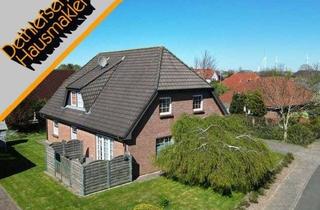 Haus kaufen in 25797 Wöhrden, Vermietetes, 1993 massiv erbautes Zweifamilienhaus mit Doppelcarport bei Büsum