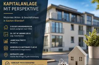 Mehrfamilienhaus kaufen in 52080 Aachen, Wohninvestment mit Perspektive - Modernes Mehrfamilienhaus mit 9 Eigentumswohnungen & Gewerbeeinheit