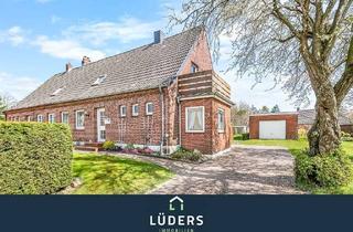 Doppelhaushälfte kaufen in 25920 Stedesand, Doppelhaushälfte auf großem Grundstück