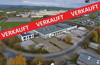 Gewerbeimmobilie kaufen in 59929 Brilon, ***VERKAUF in Brilon - vielseitig nutzbare Büro- und Produktionshallen mit Baulandreserve***