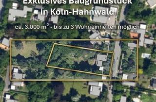 Grundstück zu kaufen in 50996 Hahnwald, Seltenes Premium-Grundstück im Hahnwald – 3.021 m², provisionsfrei