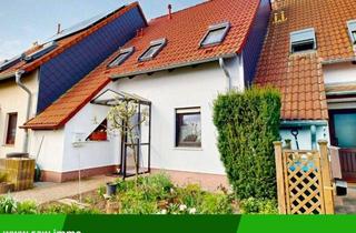Reihenhaus kaufen in 06385 Aken, Ohne Käuferprovision! Charmantes Reihenhaus mit Potenzial, Garage & Garten