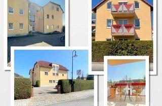 Wohnung kaufen in Eckartstraße 18, 04838 Eilenburg, EILENBURG * IDEAL FÜR EIGENNUTZER * 3 WOHNRÄUME, DU/WANNE, OFFENE KÜCHE MIT EBK, BALKON, GARAGE+S...