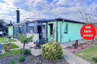 Einfamilienhaus kaufen in 17309 Krugsdorf, HORN IMMOBILIEN ++ Einfamilienhaus mit Wintergarten, Kamin und Gästehaus in Krugsdorf bei Pasewalk