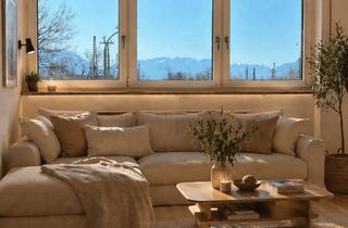 Wohnung mieten in 83395 Freilassing, Helle 1-Zimmer-Wohnung 1 Gehminute vom Bahnhof in Freilassing - mit Bergblick