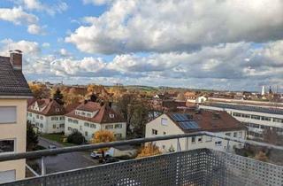 Wohnung mieten in 71364 Winnenden, helle Zwei- Zimmer Dachgeschosswohnung mit zwei Balkonen und traumhaftem Rundumblick über Winnenden