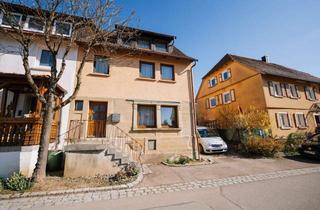 Doppelhaushälfte kaufen in 74575 Schrozberg, Altbaucharme trifft Möglichkeiten – Doppelhaushälfte im Herzen von Bartenstein