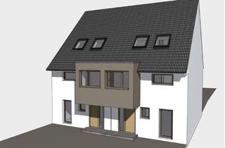 Doppelhaushälfte kaufen in Wagbachstr. 76, 68753 Waghäusel, Projektierter Neubau: Moderne Doppelhaushälfte (Rohbau)