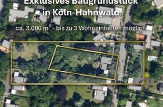Immobilie kaufen in 50996 Köln, Seltenes Premium-Grundstück im Hahnwald – 3.021 m², provisionsfrei