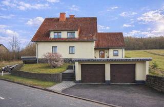 Einfamilienhaus kaufen in 36414 Unterbreizbach, Unterbreizbach - Großes Einfamilienhaus mit Gartenparadies, Gäste- und Nutzflächen sowie mehreren Garagen