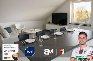 Wohnung kaufen in 86529 Schrobenhausen, Schrobenhausen - Modern sanierte 3-Zimmer-Dachgeschosswohnung mit Kochinsel in zentraler Lage