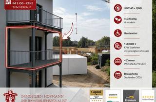 Wohnung kaufen in 94437 Mamming, !! Barrierefrei Wohnen auf 91 ㎡ - KfW-40 + QNG - Bezugsfertig September 2026 !!!