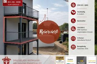 Wohnung kaufen in 94437 Mamming, !! Barrierefrei Wohnen auf 91 ㎡ - KfW-40 + QNG - Bezugsfertig September 2026 !!!