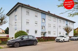 Wohnung kaufen in 76351 Linkenheim-Hochstetten, Gepflegte 2,5-Zimmer-Dachgeschosswohnung in Linkenheim – kompakt und hell