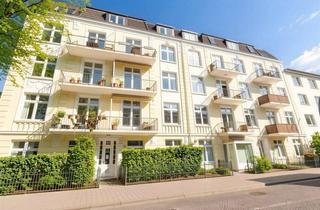 Wohnung kaufen in 20253 Hoheluft-West, Generalsviertel | Rohdiamant im Altbau | Erdgeschoss | 3 Zimmer-ETW | kleiner Gartenbereich