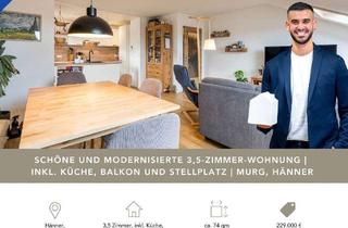 Wohnung kaufen in Lauberstraße 16, 79730 Murg, LFI | Modernisierte 3,5-Zi.-Wohnung inkl. Küche und Außenstellplatz in Hänner | frei ab 09/2026