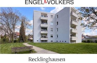 Wohnung kaufen in 45659 Recklinghausen, 3-Zimmer-Eigentumswohnung mit Südwest-Balkon in Recklinghausen