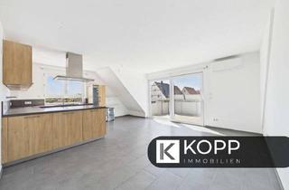 Wohnung kaufen in 75392 Deckenpfronn, Attraktive Dachgeschosswohnung: 3 Zimmer, großer Balkon, EBK & TG mit Wallbox