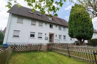 Wohnung kaufen in 70771 Leinfelden-Echterdingen, Schöne Hochparterre-Wohnung mit Gartennutzung und Außenstellplatz