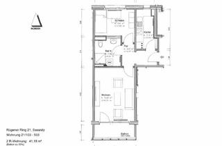 Wohnung mieten in Rügener Ring 21, 18546 Sassnitz, modernisierte & altersgerechte 1,5 Raum Wohnung mit Seesicht