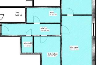 Wohnung mieten in Edenkobener Straße 11, 01471 Radeburg, Schöne 2 Raumwohnung mit 2 Balkonen (89 m²) in Radeburg